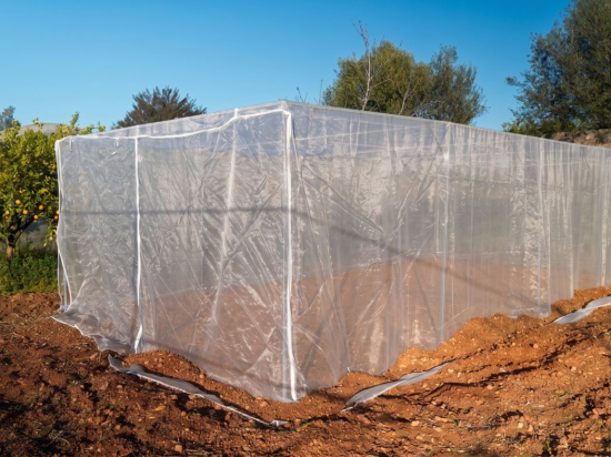 Serra con rete antitripidi, 4 m , serie N