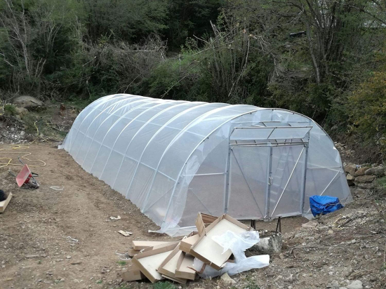 Invernadero de 6m de ancho - Modelo A