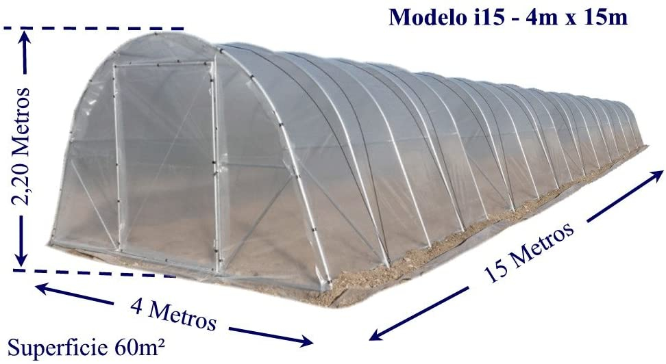 Plástico Para Invernadero X 7mts Ancho X 15 Mts Largo