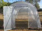 Polytunnels 3.65m wide  with windows