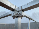 Serra con rete antitripidi, 4 m , serie N